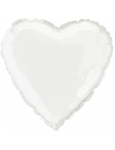 Balão Coração Branco